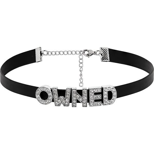 Amazon.com: Sacina Yes Sir Cute Choker, Gothic Punk Black PU